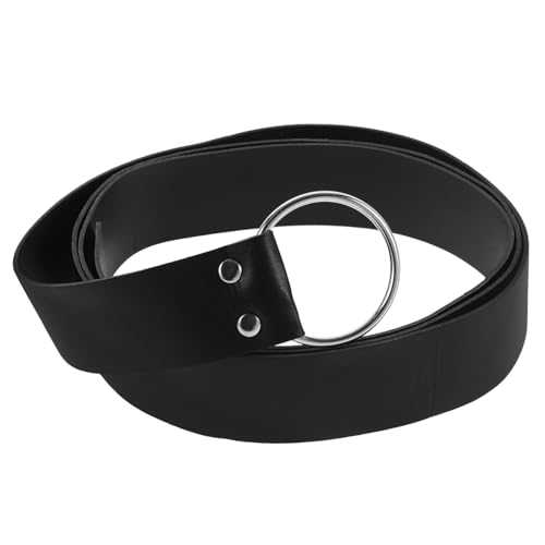 Medieval Knight Belt for Men Adjustable Pu Accessory Suspenders for Halloween Cosplay Oktoberfest Celebrations