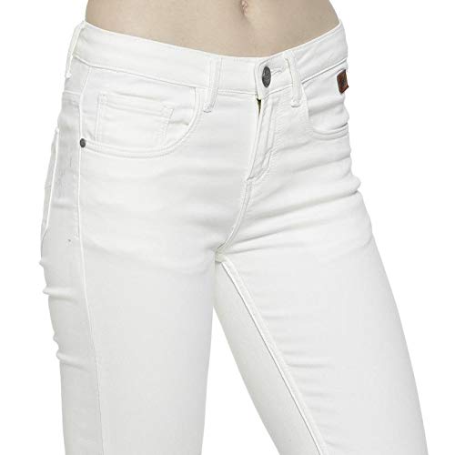 Image of PINACOLADA Women Stylish Solid Super Skinny Casual Denim Jeans