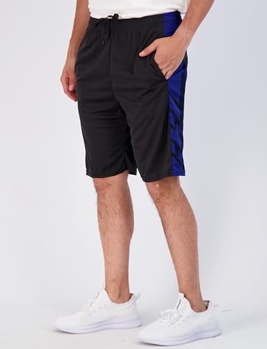 Real Essentials 3 Pack: Men’s Mesh Basketball & Athletic Performance Gym Shorts with Pockets (S-3X)4