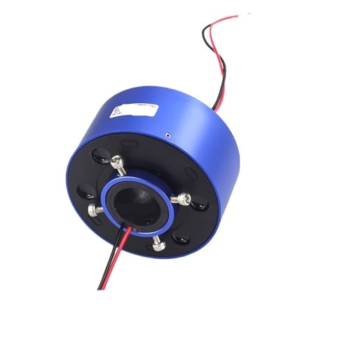 1 Pcs Ring Slip Ring 24612-way Collector Ring Conductive Ring Through Hole Slip Ring(Inner 25.4mm Outer 85mm -2 Way 10A)