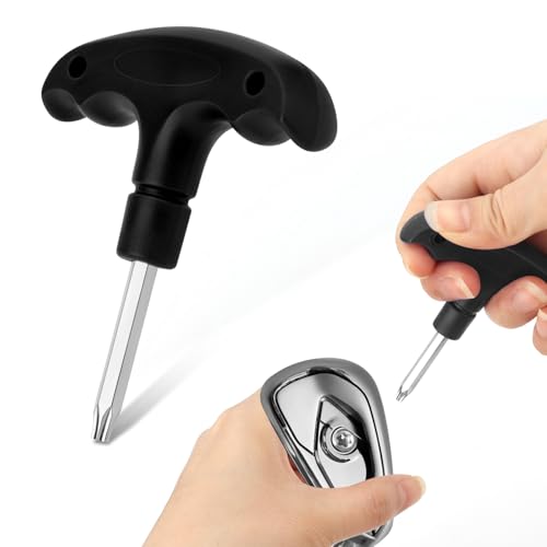 Nqeuepn 1030742 Golf Wrench, Adjustable Golf Tool With Plastic Handle Stainless Steel Golf Driver Tool Golf Torque Wrench For Golf Club Driver Shaft Adapter Torque Tool thumb #4