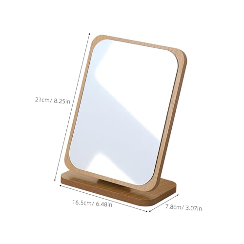 Espejo de Maquillaje de Mesa Plegable de Madera Baluue miniatura 2