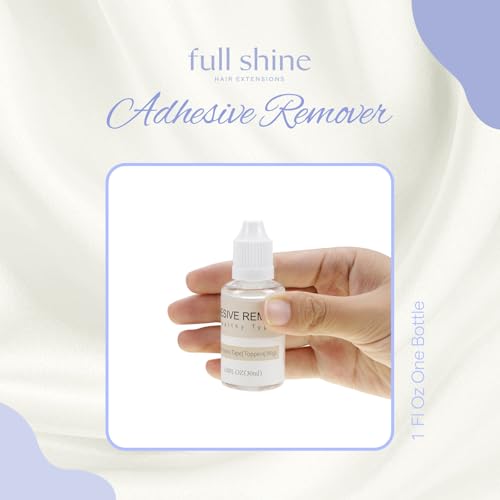 Image of Full Shine Adhesive Remover, 1 Fl Oz Tape in Hair Extension Remover | Hair Tape, Extension Glue, Double Sided Extension Tape Remover, Fast Acting Hair Extensions Remover