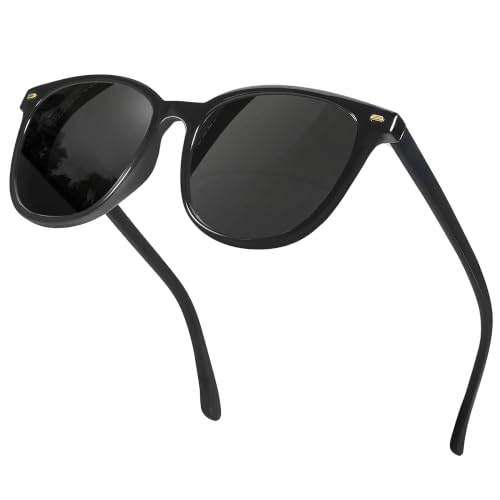 Image of Myiaur Polarized Sunglasses for Women, Square Mirrored Trendy Shades with UV Protection Reduce Glare Sun Glasses