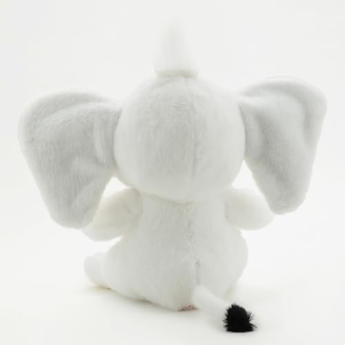 Image of White Elephant Soft Plush Toy for Kids Stuffed Soft Toy with Cute Hug-Friendly Plush for Babies, Toddlers & Children Safe, Lightweight & Easy to Clean (40CM)