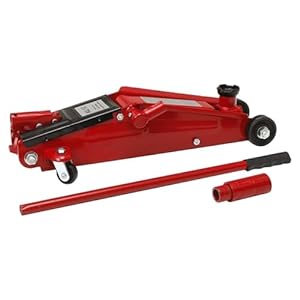 Cartrend Hydraulische krik, garagekrik voor SUV’s en terreinwagens met Quicklift-functie, 2,5 ton