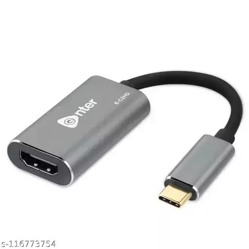 Enter Type C to HDMI Adapter Model : E-C2HD