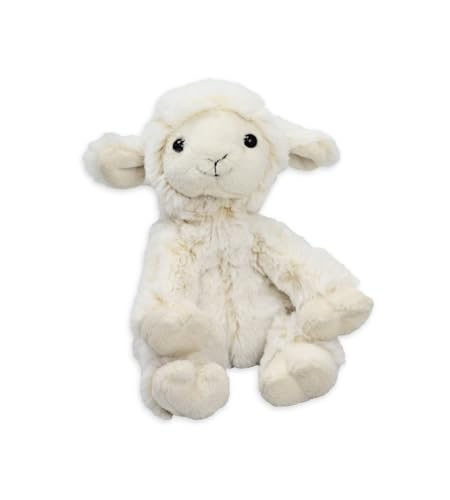 Inware 5910 - Kuscheltier Schaf Beo, Creme, sitzend, 15 cm, Schmusetier