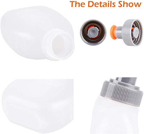 Jeelad Bpa-Free Leak-Proof Tpu Soft Running Water Bottles For Hydration Pack Vest - Ideal For Running Hiking Cycling #TOP6