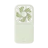 【2026年モデル】 Francfranc フランフラン フレ スマートハンディファン シャイニー ライトグリーン 携帯扇風機 風量5段階調整 二つ折り可能 モバイルバッテリー 機能付き USB充電 Type-C対応