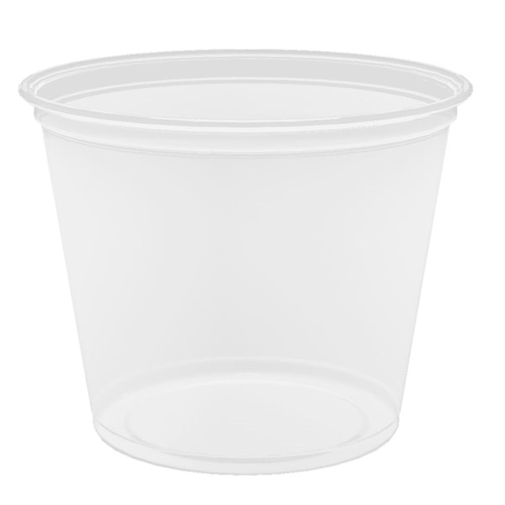 Kleiner Behälter Für Mikrowelle 165 Ml Ø 5/7,4X6 Cm Transparent Pp - 2500 Un.