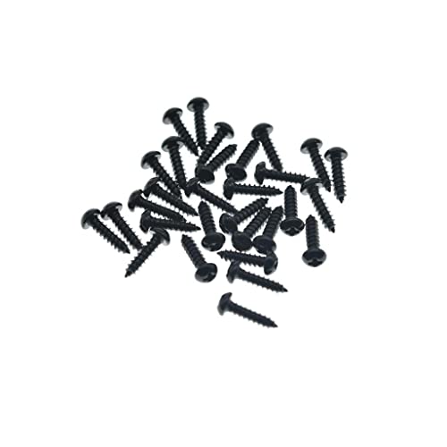 Kaish 30-Pack Premium Stainless Steel American #3 X 3/8" Phillips Guitar Tuning Machine Head Screws Guitar/Bass Tuning Keys Pegs Screws #TOP19