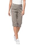 elastisch Jack Wolfskin Damen Activate Light 3/4 Pants Elastisch Atmungsaktiv Wasserabweisend Outdoor Softshell Hose, Moon Rock, 40