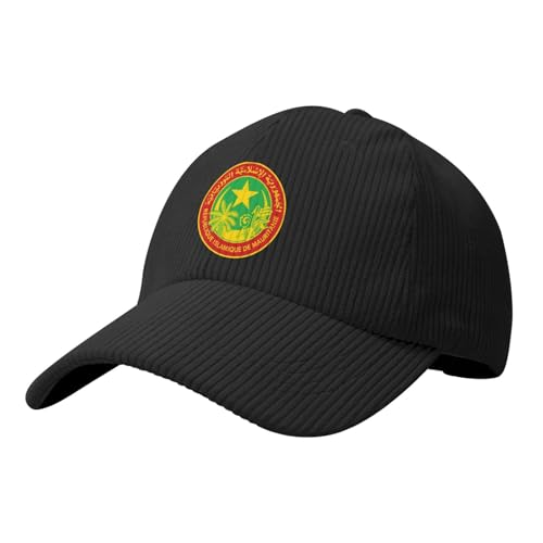 Casquette Camionneur Velours Anti-UV - Unisexe Patch République Islamique De Mauritanie Militaire Ajustable