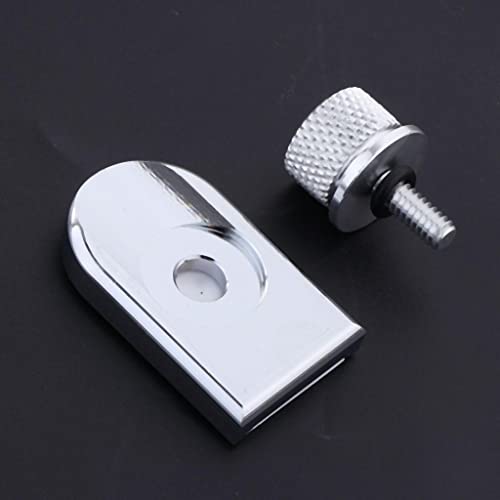 Image of CALANDIS 5 /16 Inch Universal Thread Alloy Rear Fender Seat Screw Bolt Nut Knob Tab Cover Kit for Harley Custom Cafer Touring Glide 1996-2018 (Silver) | Other Seating | Seating | Motorcycle Parts