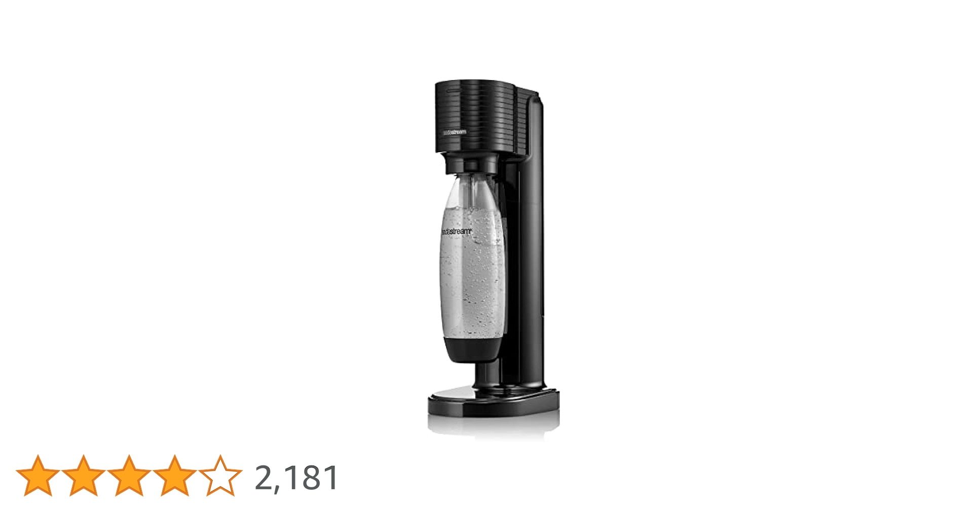 未使用品　2025年3月購入sodastream GAIA 黒 炭酸水メーカー sodastream ソーダストリーム GAIA(ガイア)スターターキット