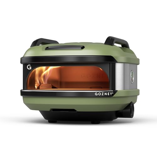 Gozney Tread Portable Pizza Oven, Olive, Makes 12” Pizzas - Revolutionary Lateral Gas Burner, Quick Heat Up, Lightweight & Rugged Design Gozney Tread Portable Pizza Oven, Olive, Makes 12” Pizzas - Revolutionary Lateral Gas Burner, Quick Heat Up, Lightweight & Rugged Design