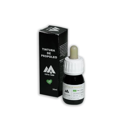 Tintura de Propóleo. Poderoso Antibacteriano. El propóleo es una resina compleja que las abejas recogen de las yemas y cortezas de los árboles. Bote de 30 ml. Propolis.
