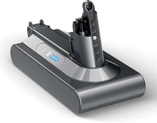 （03:00時点） Morpilot 交換 ダイソン V10 バッテリー SV12 バッテリー 6500mAh 壁掛けブラケット対応 V10 Animal V10 Absolute V10 Motorhead V10 Fluffy V10 Total Clean Cordless Stick Vacuum Cleanerなど対応交換品