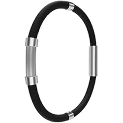 Ventilador Iones Negativos Pulsera deportiva de iones negativos de equilibrio energético, de silicona, para parejas, hipster, estática, para mujeres y hombres, inalámbrica