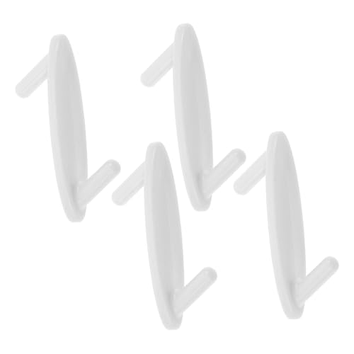 balacoo 4pcs Plastic Pegboard Hooks Heavy Duty Hooks for Storage Tool Holder for Garage Office Home Car Easy Install