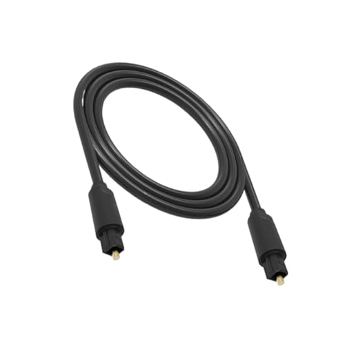 Cable coaxial digital de fibra óptica de 1,5 metros con conector cuboide antiinterferencias