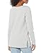 Amazon Essentials Women's Open-Neck Loose-Fit Fleece Tunic Sweatshirt, Light Grey Heather, Medium