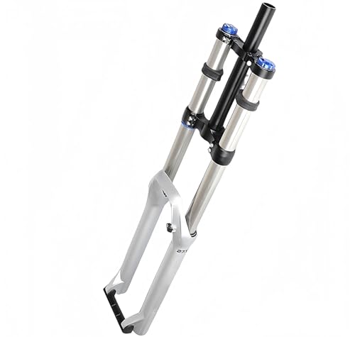 26/27,5/29 Zoll Fahrradfedergabel 100/180/200 Mm Federweg Scheibenbremse Fahrradgabel Magnesiumlegierung QR 1-1/8 Zoll Mountainbike-Gabel Einstellbare Dämpfung 200MM,27.5in