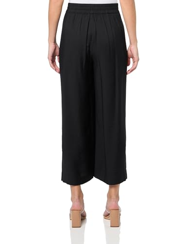 john mark Women's Wide Leg Pull on Ankle Pant with Pockets2