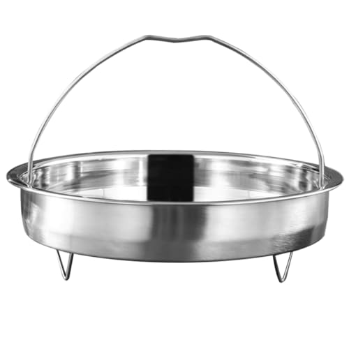 LEDMOMO ステンレス製蒸し器 バスケット 湯煎調理に適した 鍋用蒸し器ラック 野菜や魚介類の蒸し料理 家用 業務用