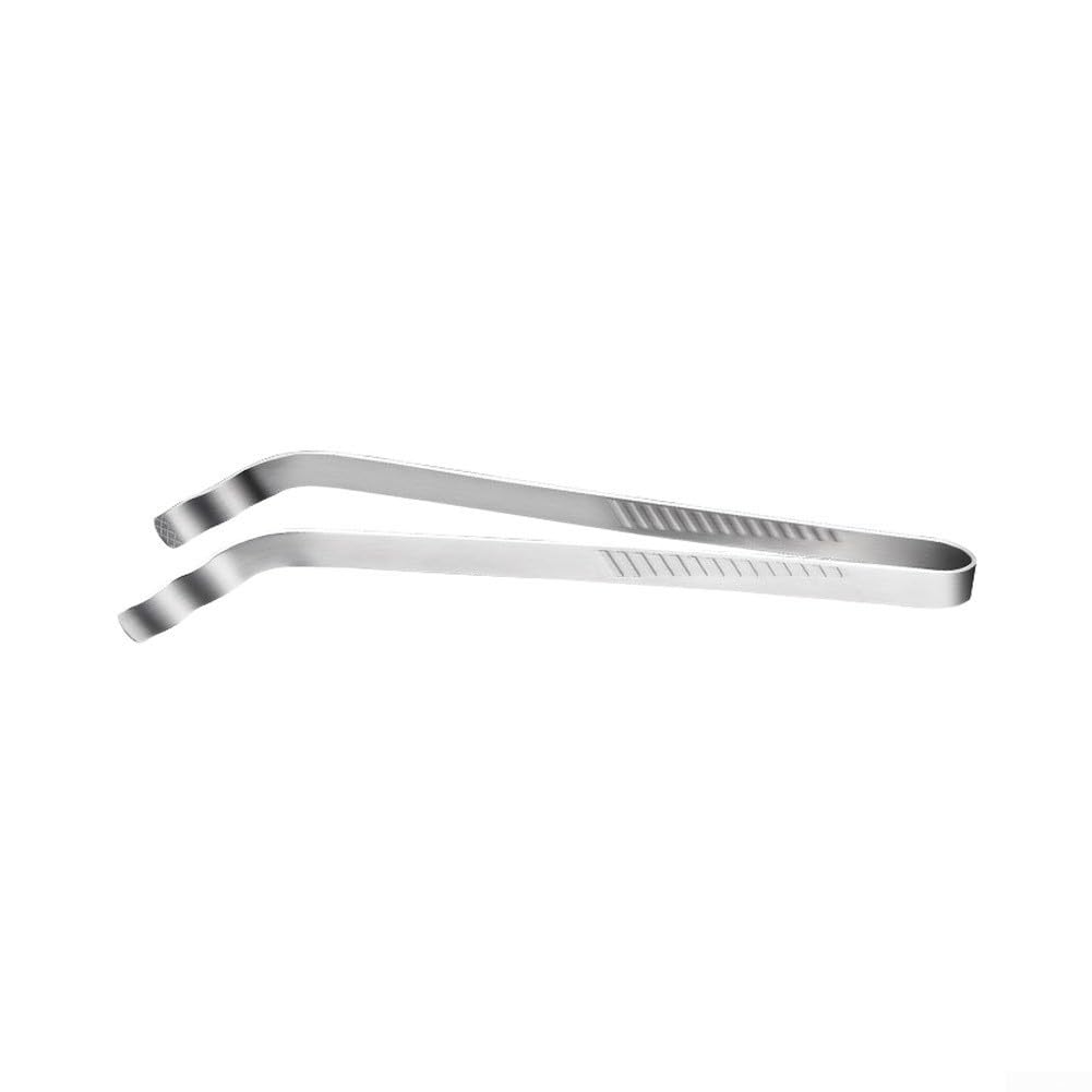 QOXEZY Pinzas de acero inoxidable, mango extralargo, cabeza de abrazadera dentada antideslizante para carne, pan, pasta, herramienta multiusos para barbacoa, freír, hornear, servir buffet (9)