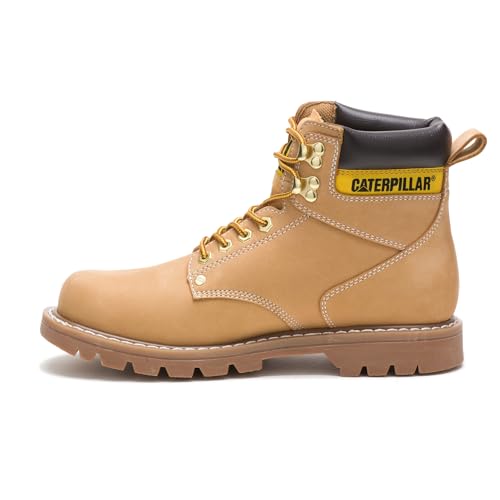 Cat Footwear Bota de trabalho masculina Second Shift, Mel, 9.5