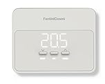 C900R CRONOTERMOSTATO BIANCO WIFI SMART BASE RETTANGOLARE A BATTERIA PARETE FANTINI COSMI