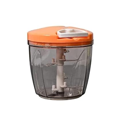BigPlayer Compact 6-Blade Manual Food Chopper, 1000ml