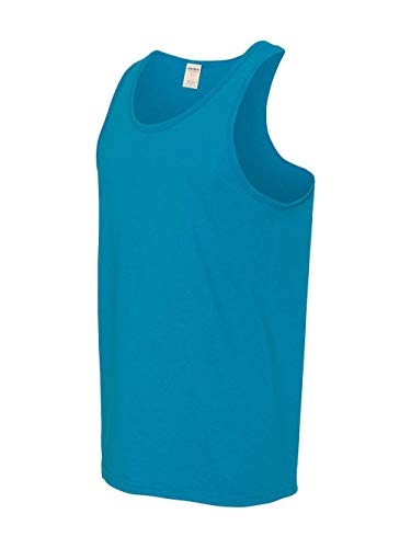 Fashion Gildan 5200 Heavy Adult Tank Top Sapphire Large