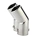 Ayame Car Tail Pipes Replacement Car Style Dual Pipe Stainless Steel Exhaust Tail Pipes Muffler Tips Fit for VW Golf 4 Bora Jetta