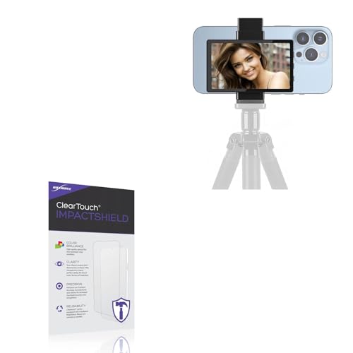 BoxWave Screen Protector Compatible With OmniMaster PH01 Pro Vlog Monitor (3.9 in) - ClearTouch ImpactShield (2-Pack), Impenetrable Screen Protector Flexible Film