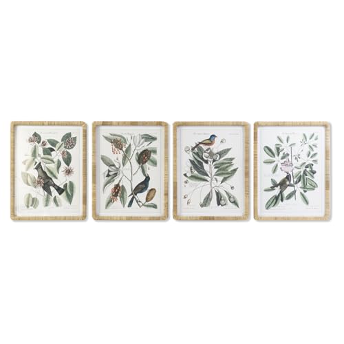 Cuadro cristal mdf botanico pour raviver un mur blanc terne