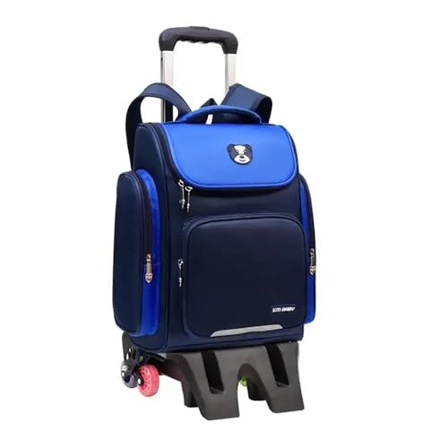 Mochila Escolar Com 6 Rodinhas Resistente Impermeável