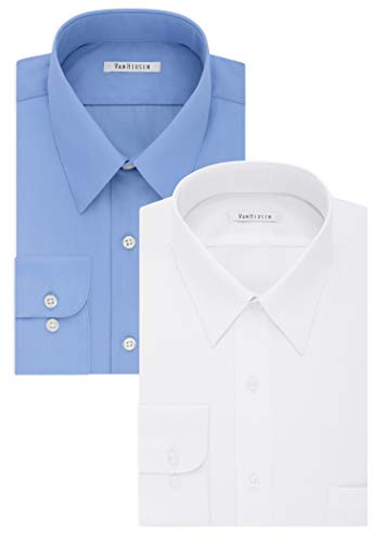 Image of Van Heusen Men's Big Fit Poplin Dress Shirt (Big & Tall)