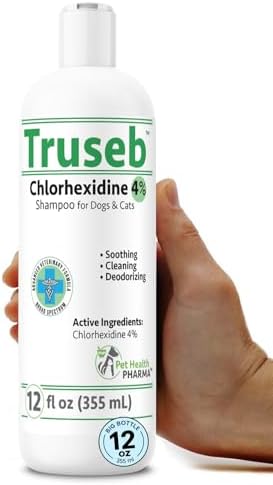Truseb Topical Chlorhexidine 4% Shampoo for Dogs, Cats & Horses (...