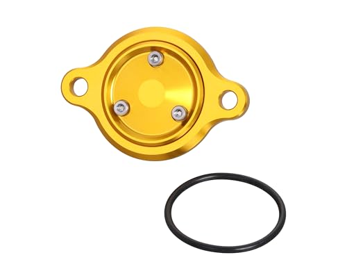 キタコ (KITACO) マグオイルフィルターカバー ホンダタイプ1 (ゴールド) CT125ハンターカブ(JA65) モンキー125(JB03/JB05) ダックス125(JB04/JB06) グロム(JC92) クロスカブ110(JA45/JA60)