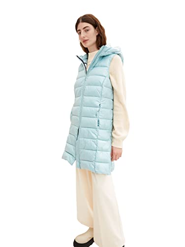 TOM TAILOR Damen Lightweight Steppweste mit Kapuze – Ansicht 6