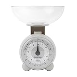 Die Waage ist leicht und kompakt und bietet eine maximale Kapazität von 3 kg zum einfachen Abwiegen Ihrer Lieblingszutaten für die Zubereitung.