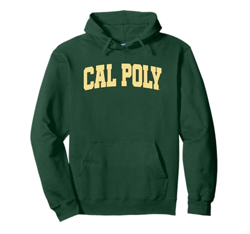 Cal Poly Mustangs School Name Arch Pullover Hoodie