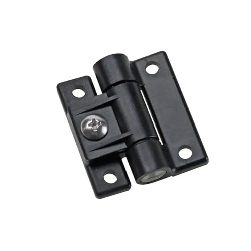 Charnière d'armoire à couple réglable en plastique nylon noir pour meuble - 5