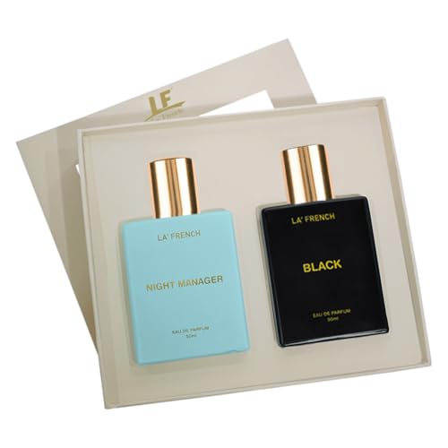 Image of La French Night Manager & Black Perfume Gift Set Combo (2 x 50ml) | Premium Unisex Perfume | Long-Lasting, Intense & Sophisticated Scents | Perfect for Special Occasions