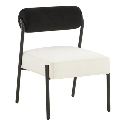 Sillón plegable de terciopelo color negro