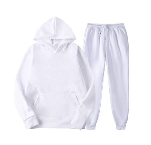 Survêtement à capuche homme femme Kiioouu contre le froid ensemble taille L confortable