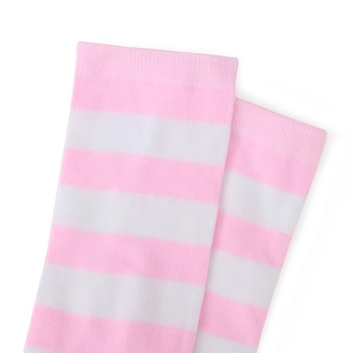 Image of DRESHOW Extra Long High Thigh Socks Striped Over Knee Thin Tights Long Stocking